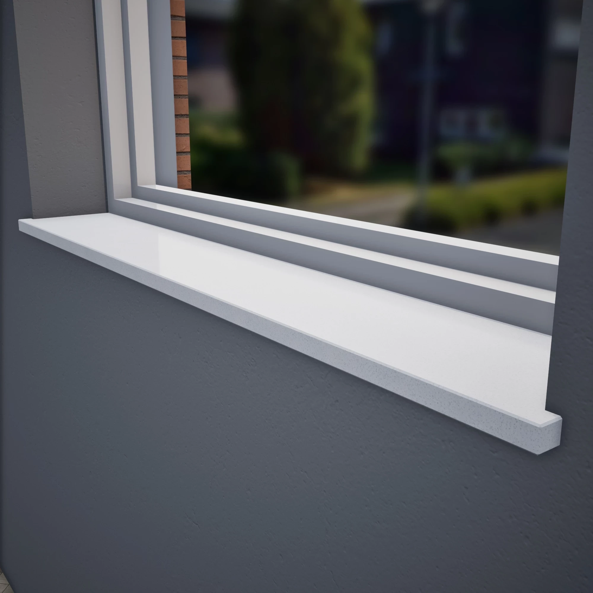 natuursteenshop Vensterbank Marmercomposiet Bianco M  (146)