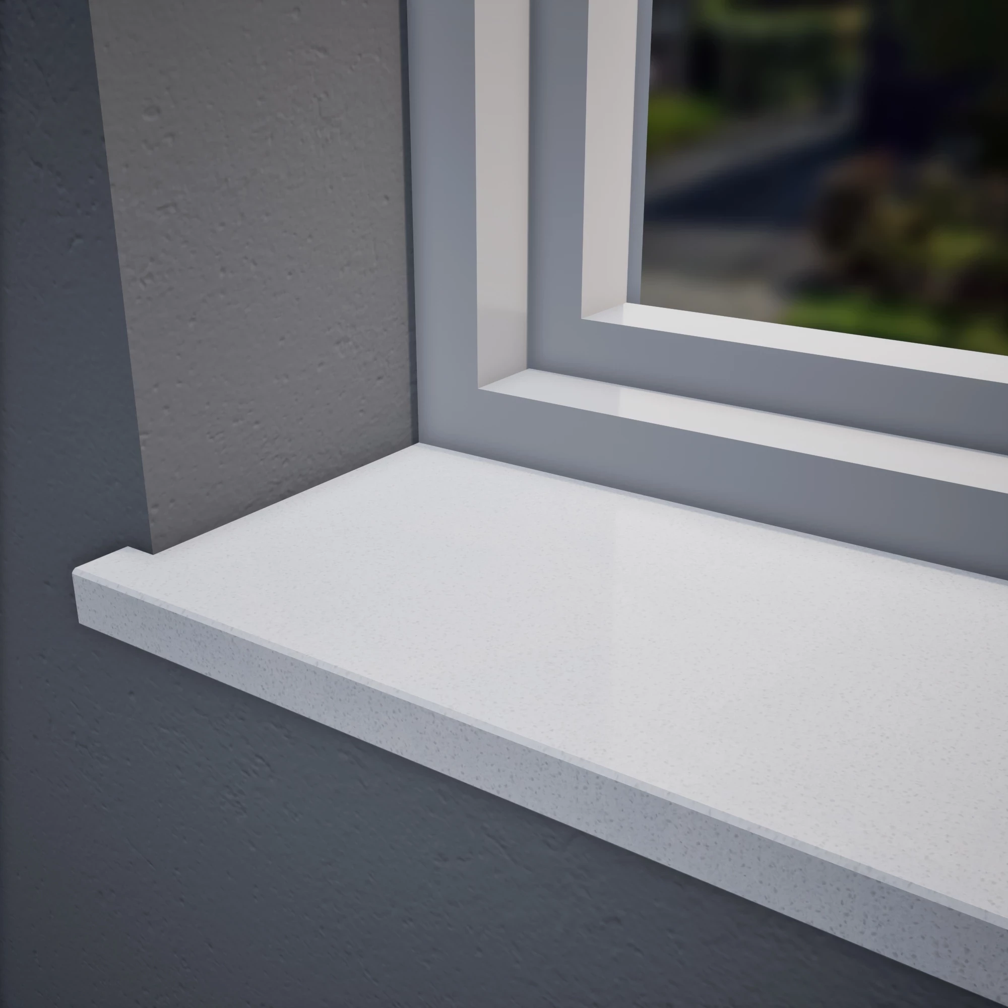 natuursteenshop Vensterbank Marmercomposiet Bianco M  (146)