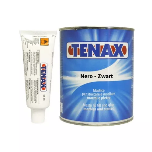 Tenax Solido Nero/Zwart 2 componenten steenlijm - 125 ml