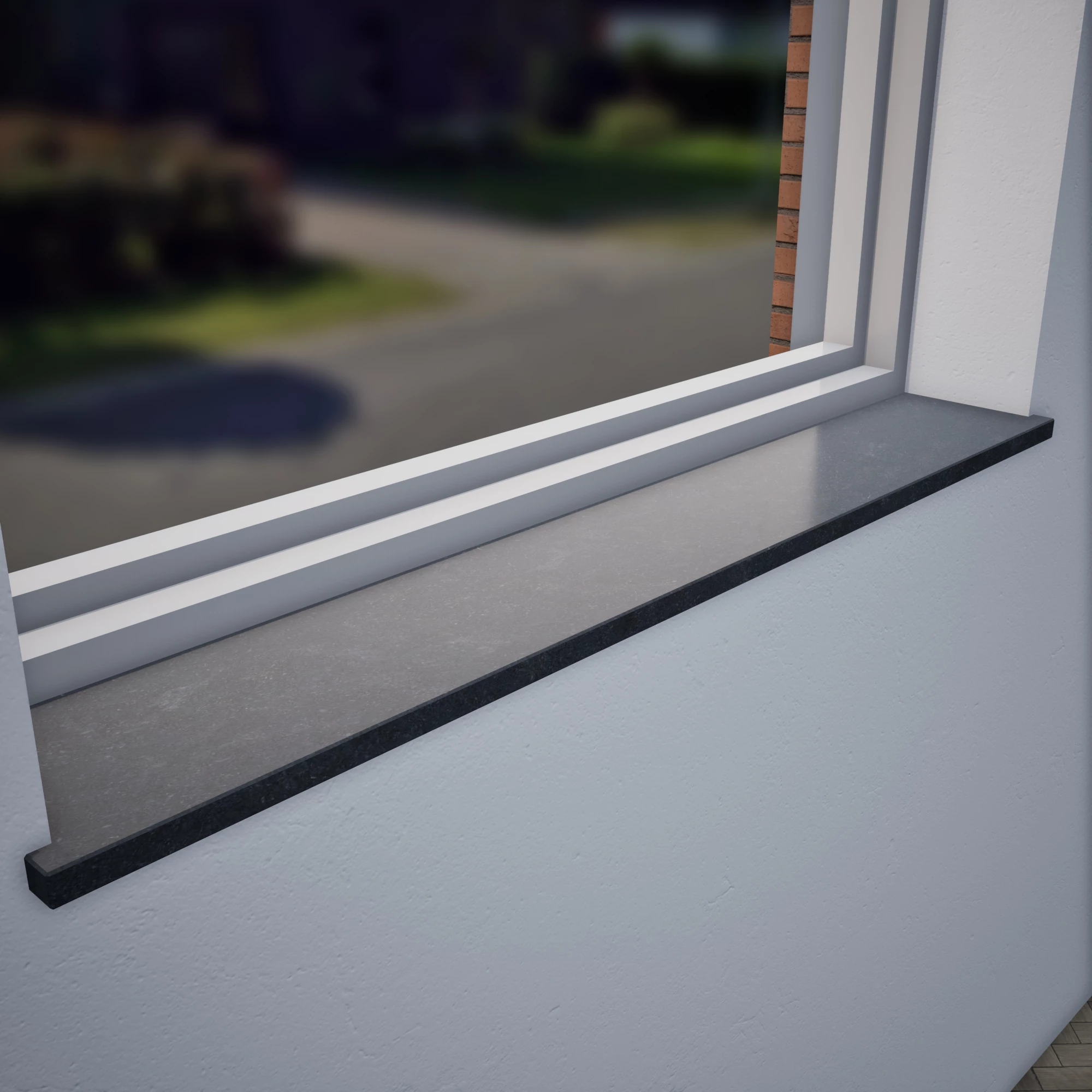 natuursteenshop Graniet Nero vensterbank -  (6)